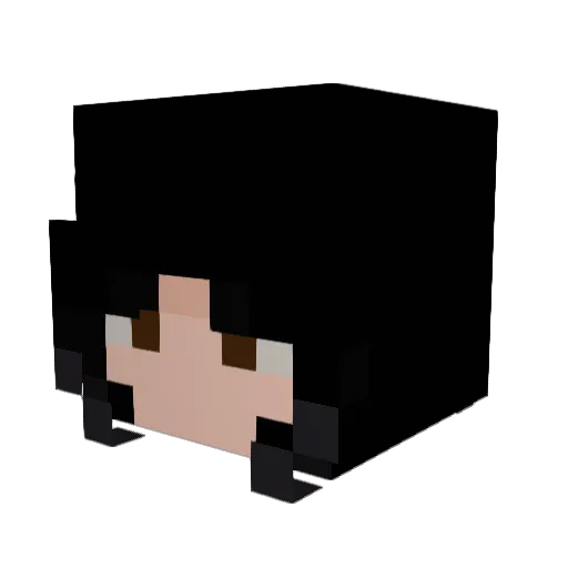ChildSilencer Minecraft avatar head, 3D render
