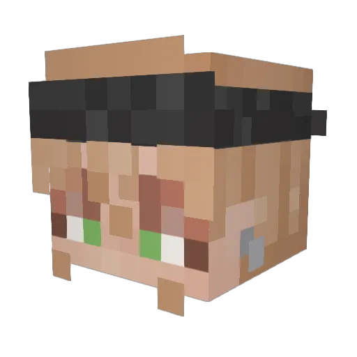 Child_Punterr Minecraft avatar head, 3D render
