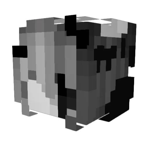 Childe44 Minecraft avatar head, 3D render