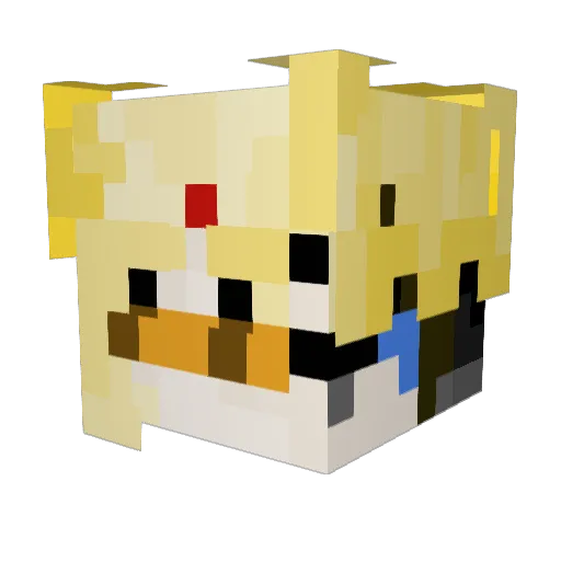 Childe__ Minecraft avatar head, 3D render
