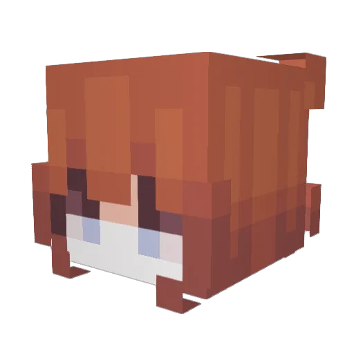 ChildishGrimace Minecraft avatar head, 3D render