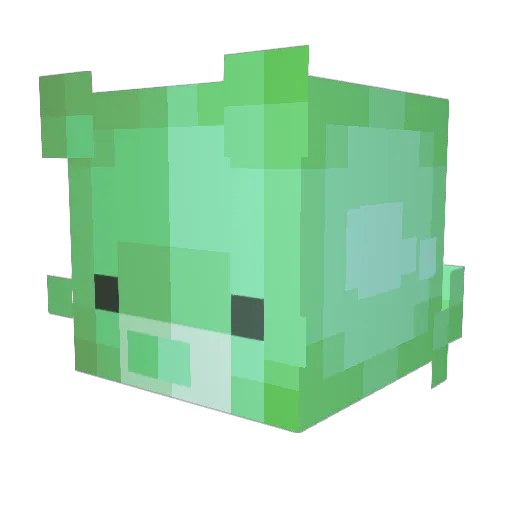 ChiliSummers Minecraft avatar head, 3D render