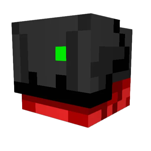 Chili_Master Minecraft avatar head, 3D render