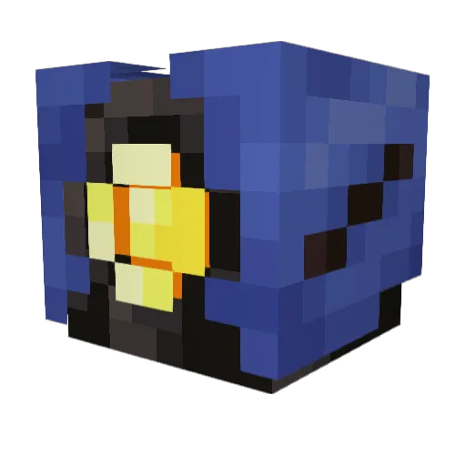 Chilidog52 Minecraft avatar head, 3D render