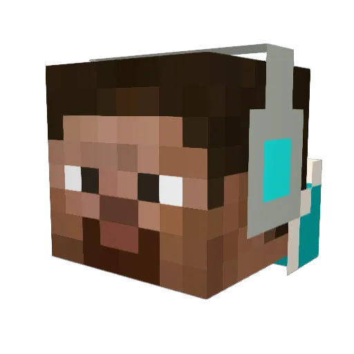 Chilivanilly_ Minecraft avatar head, 3D render