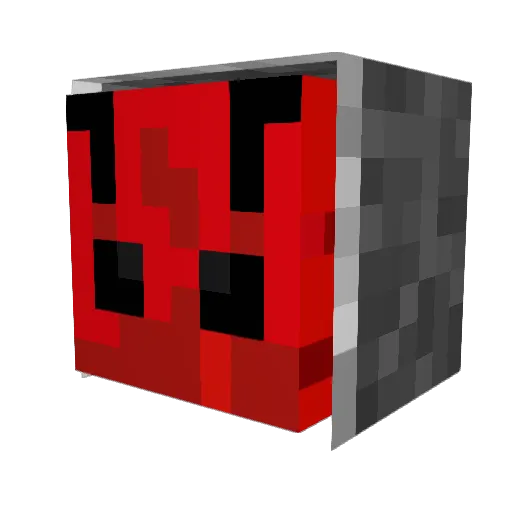 Chiliwurst Minecraft avatar head, 3D render