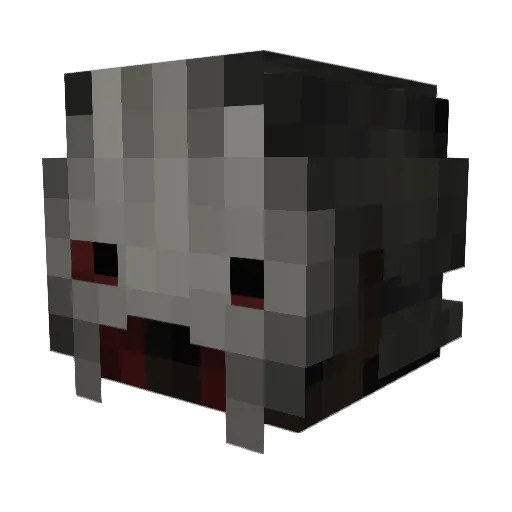 ChillAndKill Minecraft avatar head, 3D render