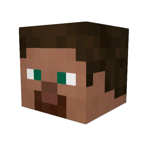 ChillDude0119 Minecraft avatar head, 3D render