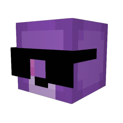 ChillGuyBonnie Minecraft avatar head, 3D render