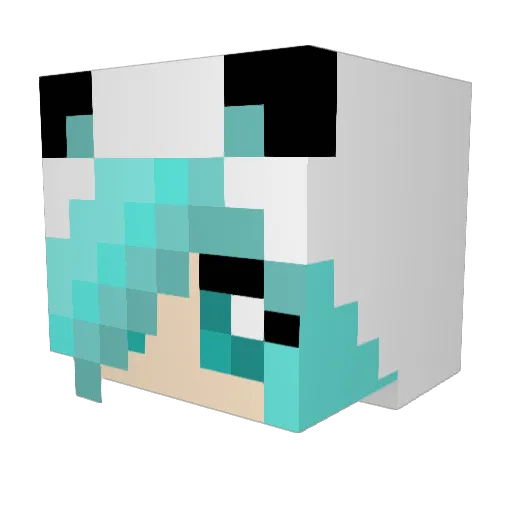 ChillMangoz Minecraft avatar head, 3D render