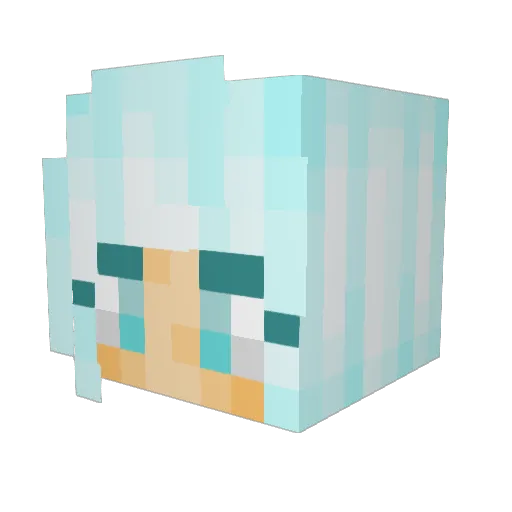 ChillMister107 Minecraft avatar head, 3D render