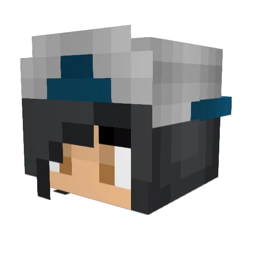 ChillPanduh Minecraft avatar head, 3D render