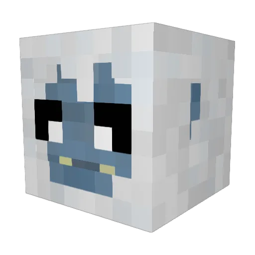 ChillYeti Minecraft avatar head, 3D render