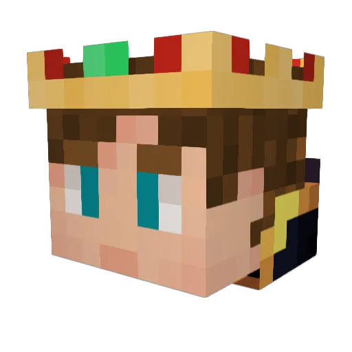 Chill_Bucket_2 Minecraft avatar head, 3D render