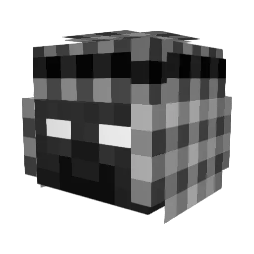 ChillaxBruv Minecraft avatar head, 3D render