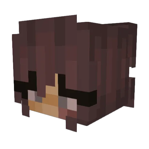ChilledThoughts Minecraft avatar head, 3D render