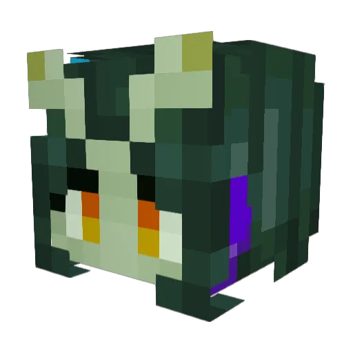 Chilled_Bread Minecraft avatar head, 3D render