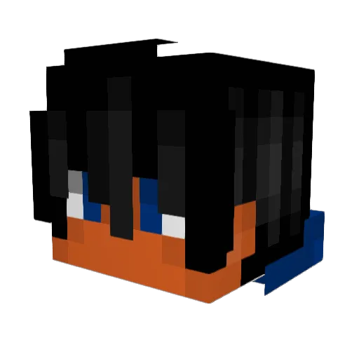 Chilled_Craft Minecraft avatar head, 3D render