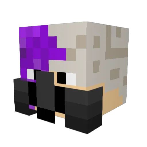 Chiller94 Minecraft avatar head, 3D render