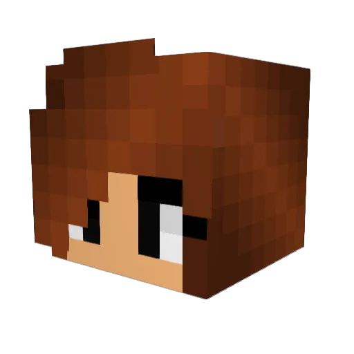 Chillers131 Minecraft avatar head, 3D render