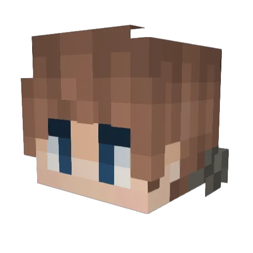 ChilliCheeseCake Minecraft avatar head, 3D render