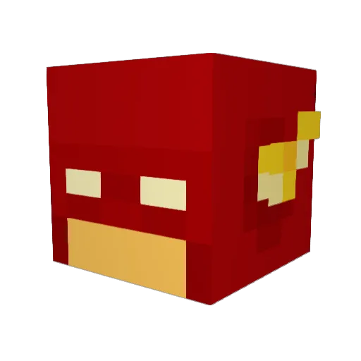 ChilliHead15 Minecraft avatar head, 3D render