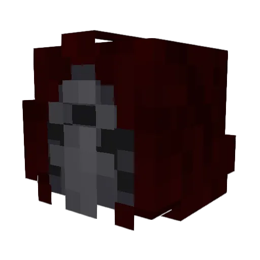 ChillingChunk Minecraft avatar head, 3D render