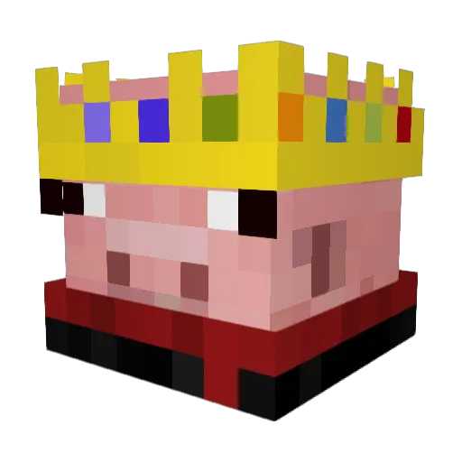 ChillingGames83 Minecraft avatar head, 3D render