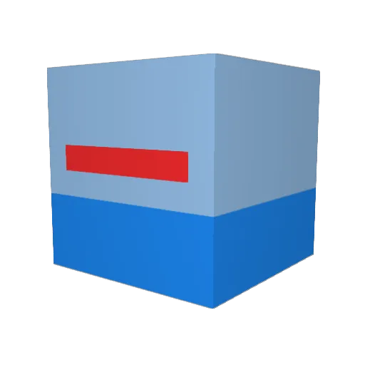 Chilling_Gaze Minecraft avatar head, 3D render
