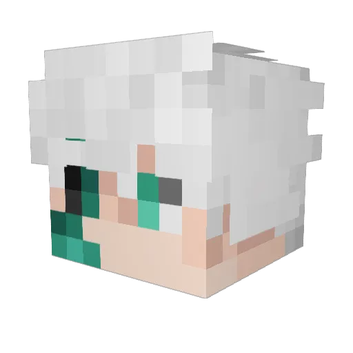 Chilling_Sober Minecraft avatar head, 3D render
