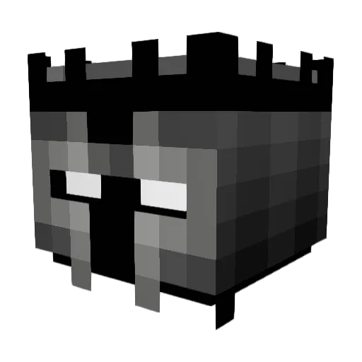 Chillinghead Minecraft avatar head, 3D render