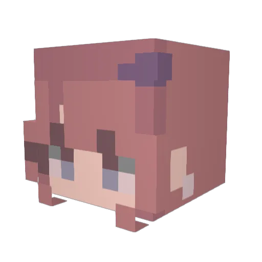 Chillix3 Minecraft avatar head, 3D render