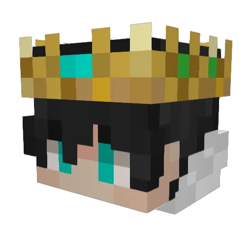 ChilloutYT Minecraft avatar head, 3D render