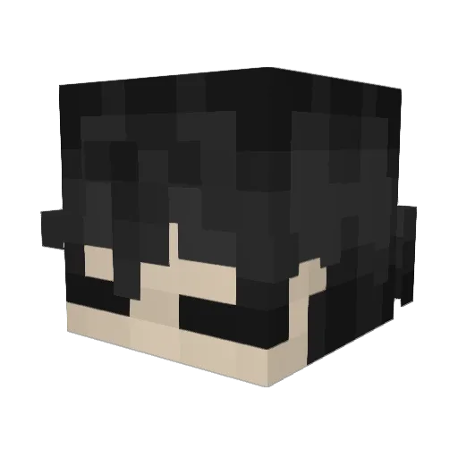 Chillpvp Minecraft avatar head, 3D render