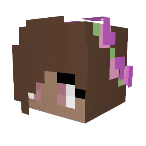 Chills00 Minecraft avatar head, 3D render