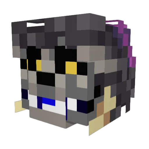 Chillstotally Minecraft avatar head, 3D render