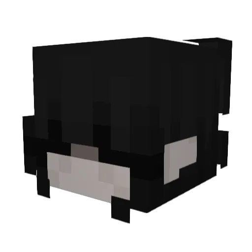Chilltronic Minecraft avatar head, 3D render