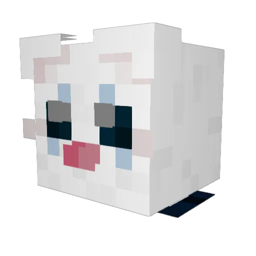 ChillyChillys Minecraft avatar head, 3D render