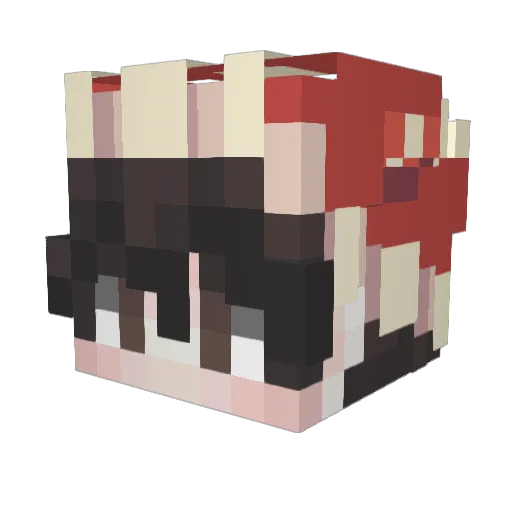 ChillyPaer Minecraft avatar head, 3D render
