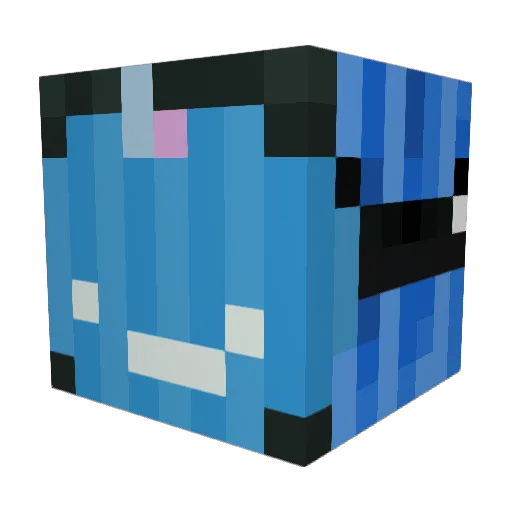 ChillyPenguiin Minecraft avatar head, 3D render