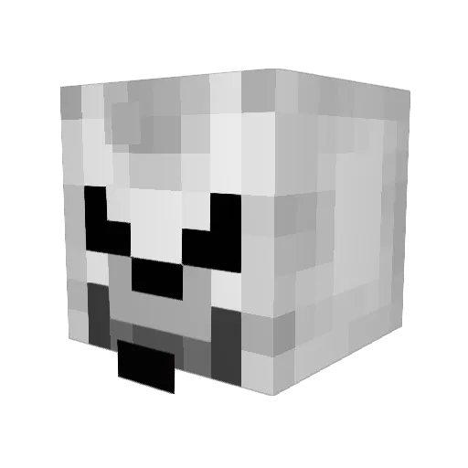 ChillyZircon Minecraft avatar head, 3D render