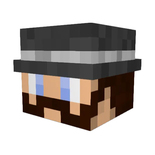 ChillyyWillyy Minecraft avatar head, 3D render