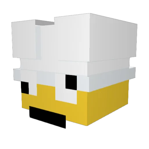 Chillzz4321 Minecraft avatar head, 3D render