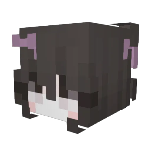 Chilwa Minecraft avatar head, 3D render