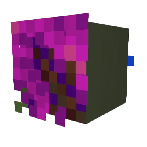 ChimaR Minecraft avatar head, 3D render