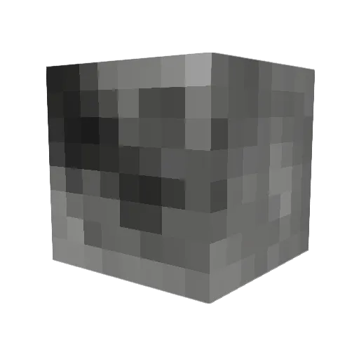 Chimaza Minecraft avatar head, 3D render
