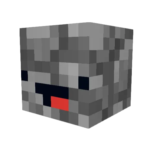 Chimborazo Minecraft avatar head, 3D render