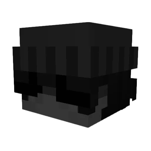 ChimeGod Minecraft avatar head, 3D render