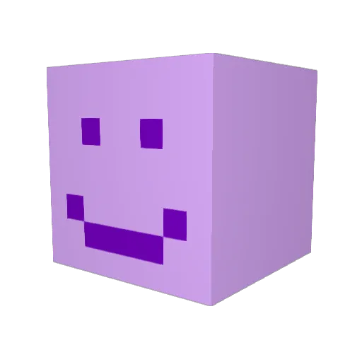 Chimekn Minecraft avatar head, 3D render