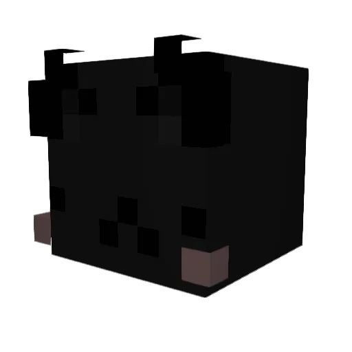 Chimel Minecraft avatar head, 3D render